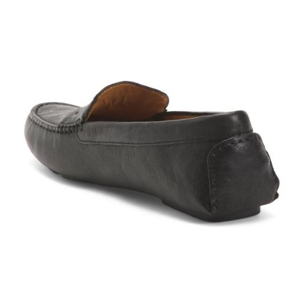 JOHNSTON AND MURPHY Leather Maggie Comfort Penny Loafers - Picture 2 of 3